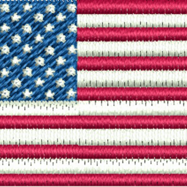 Embroidered US Flag - 350308 Thumbnail
